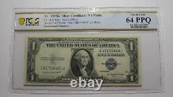 3 $1 1935-G Silver Certificate Currency Bank Notes Consecutive Examples UNC64PPQ
