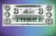 $3 New England Commercial Bank Us Obsolete Currency Paper Money Note Unc