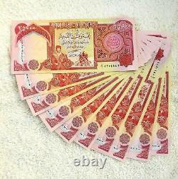 400,000 Iraqi Dinar 16 X 25000 UNC Banknotes 250000 IQD Currency Verified