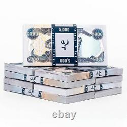 40 x 5,000 New Iraqi Dinar Uncirculated Banknotes 200,000 Iraq Currency 5K IQD