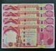 4pcs Iraqi Iraq 25000 Dinar Banknote Currency Unc