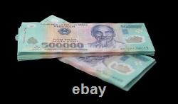 500,000 Dong X 10 Banknotes 5 Million Vietnam Currency Vnd Unc Polymer Notes