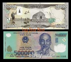 500,000 Viet nam Dong & 50,000 Iraq Dinar Unc. Banknote Currency Iraqi