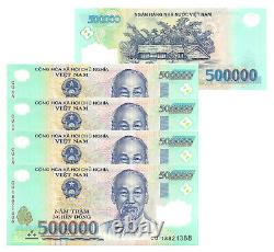 500,000 Vietnam Dong = 1 x 500,000 UNC Vietnamese Dong Banknote! Viet Nam