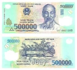 500,000 Vietnam Dong = 1 x 500,000 UNC Vietnamese Dong Banknote! Viet Nam