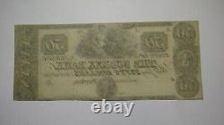 $50 18 Newton New Jersey NJ Obsolete Currency Bank Note Bill Remainder UNC+++