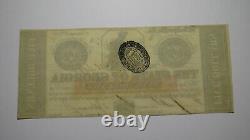 $5 1862 Milledgeville Georgia GA Obsolete Currency Bank Note Bill! UNC++