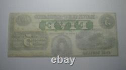$5 18 East Haddam Connecticut Obsolete Currency Bank Note Remainder Bill UNC++