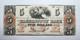$5 18 Hagerstown Maryland Md Obsolete Currency Bank Note Bill Unc