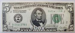 $5 1928A CH UNC64 PPQ Fed Res Note New York Set of 2 Consecutive Serial Numbers