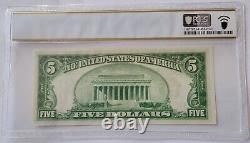 $5 1928A CH UNC64 PPQ Fed Res Note New York Set of 2 Consecutive Serial Numbers