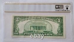 $5 1928A CH UNC64 PPQ Fed Res Note New York Set of 2 Consecutive Serial Numbers