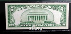 $5 1929 Wichita, Ks First Nb, Type 2 National Currency Pmg 63 Choice Unc Super