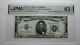 $5 1934 Radar Serial Number Silver Certificate Currency Bank Note Bill Unc63 Pmg