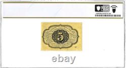 5 Cents First Issue Fractional Currency Fr. 1228 PCGS Choice UNC 64 PPQ