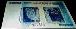 5 Zimbabwe 100 Trillion Dollars 2008 AA P-91 Banknote New UNC Zim Currency withCOA