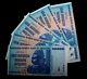 5 X Zimbabwe 100 Trillion Dollar Banknotes- Unc Money Currency