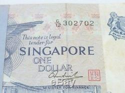 99 Pcs. Bundle Singapore $1 Bird Flag Dancer Unc Currency Money Bank Note