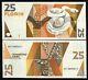 Aruba 25 Florin P-8 1990 Netherlands Rattlesnake Unc Animal Currency Bank Note