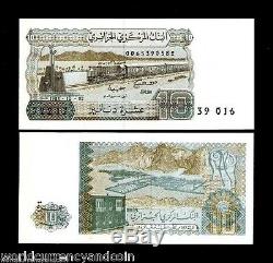 Algeria 10 Dinars P132 1983 Bundle Train Unc Banknote Africa Currency 100 Notes