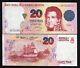 Argentina 20 Pesos P-343 A 1993 Battleship Liberty Unc Argentinian Currency Note