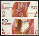 Aruba 50 Florin P-9 1990 Owl Unc Animal World Currency Money Bill Dutch Banknote