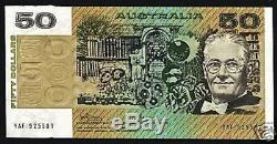 Australia $50 Dollars P47 A 1973 Satellite Rat Dog Unc Rare Currency Money Note