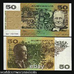 Australia 50 Dollars P47 G 1989 Satelite Rat Dog Unc Fraser / Higgins Sign Note