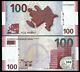 Azerbaijan 2013 100 Manat Prefix C P-36 Currency Free Shipping Unc