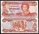 Bahamas 5 Dollars P-45 1974 (1984) Queen Qeii Elizabeth England Unc Currency