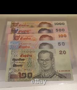 Banknotes Siam King Rama IX Thailand Memorial Valuable Currency Precious Rare