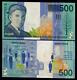 Belgium 500 Francs P-149 1998 Pre Euro Chair Rene Unc World Currency Bank Note