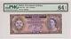 Belize 2 Dollar 1976 P34c 2$ Pmg Gem Unc 64 Epq Queen Elizabeth Currency Rare
