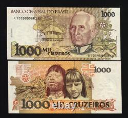 Brazil 1000 CRUZEIROS P-231 1991 x 100 Pcs BUNDLE Pack Lot UNC Currency BANKNOTE