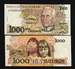 Brazil 1000 CRUZEIROS P-231 1991 x 100 Pcs BUNDLE Pack Lot UNC Currency BANKNOTE