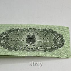 CHINA 5 Yen RMB Third set BANKNOTE Currency 1953 UNC Bundle Lot 100 Money Green