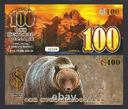 Canada 2013 POLYMER Local Currency BC, 100 Community Dollars UNC