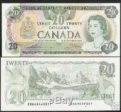 Canada $20 P93c 1979 Queen Lake Mountain Unc Bank Note Currency