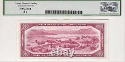 Canada Devil's Face Legacy UNC-64 $1000 Dollars QEII Banknote 1954 BC-36 / P-73