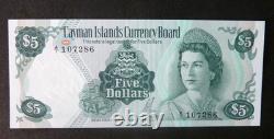 Cayman Islands (5) Five Dollars 1971 Currency Board Banknote Unc