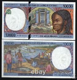 Central African States Cameroun 10000 10,000 Francs P205 E 2002 Unc Cameroon Was