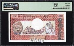 Chad TCHAD 500 Francs P2a 1974 PMG64 Choice UNC Banknote Currency HIGH VALUE