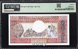 Chad TCHAD 500 Francs P2a 1974 PMG66 Gem UNC EPQ Banknote Currency HIGH VALUE