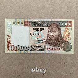 Colombia 10,000 Pesos Banknote 1994 P437A2 UNC Rare Colombian Currency B999