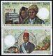 Comoros France 5000 Francs P12b 1984 Boat Fish Fruit Unc Currency Money Billnote