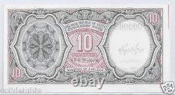 Egypt 10 Piastres S/n# 000008 Low Serial #8 Unc Currency Banknote