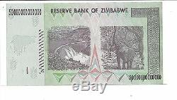 Error, 50 Trillion Zimbabwe Dollar Money Currency. Unc 10 20 100