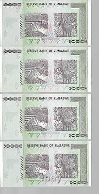 Error In Bundle, 50 Trillion Zimbabwe Dollar Money Currency. Unc 10 20 100