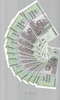 Error On Bundle, 50 Trillion Zimbabwe Dollar Money Currency. Unc 10 20 100