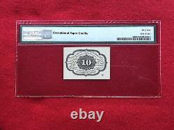 FR-1242 First Issue 10c Cent Fractional Postage Currency PMG 64 EPQ CHOICE UNC